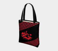 Charger l&#39;image dans la galerie, Metis Nation Black Tote, Lined - North of 50 Métis Designs
