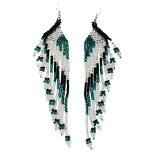 Load image into Gallery viewer, Beaded Cascade Fringe Earrings

