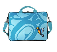 Load image into Gallery viewer, Laptop Bag with Hummingbird design by Francis Dick
