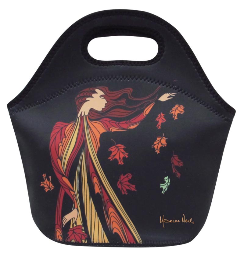 Insulated, Neoprene Lunch Bag with artwork by Maxine Noel
