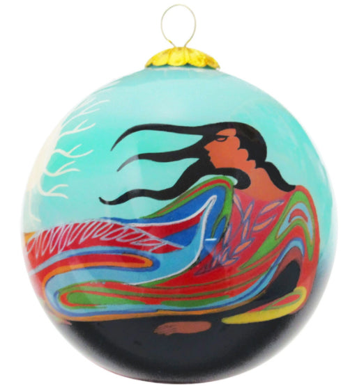 Native artist, Indigenous Art, Sioux, Maxine Noel, Mother Earth, Christmas Decoration