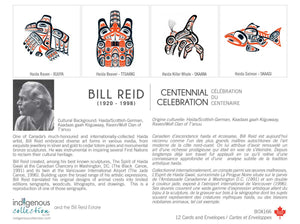 Coffret de cartes de correspondance - Célébration du centenaire de Bill Reid