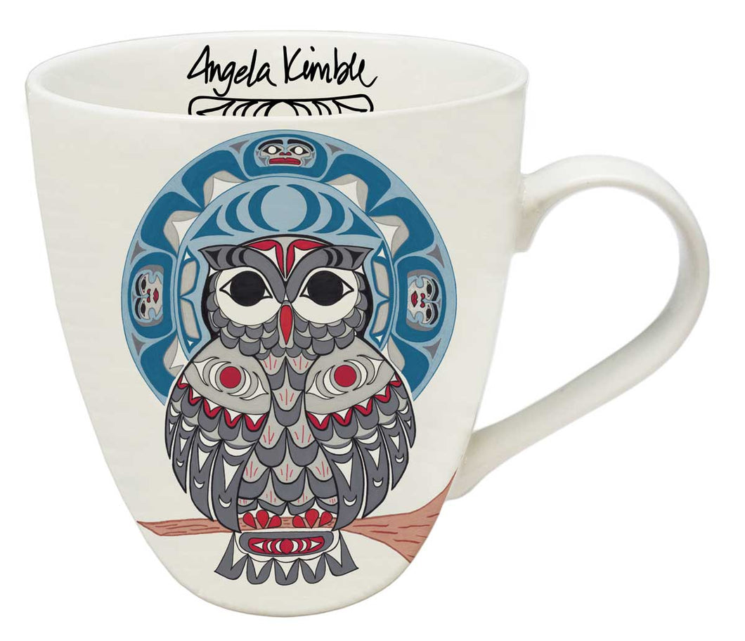 owl 18 oz mug angela kimble  north of fifty 50