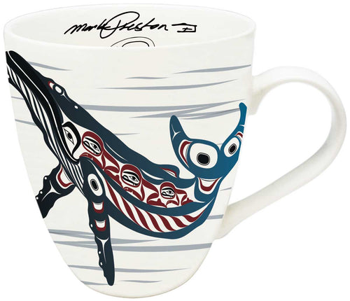 Humpback Whale Mug by Tlingit artist Mark Preston