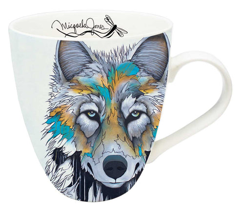 Micqaela Jones Alpha Wolf 18 Oz mug 
