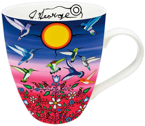 Ancestors 18 oz mug with artwork by Jeffrey Red George